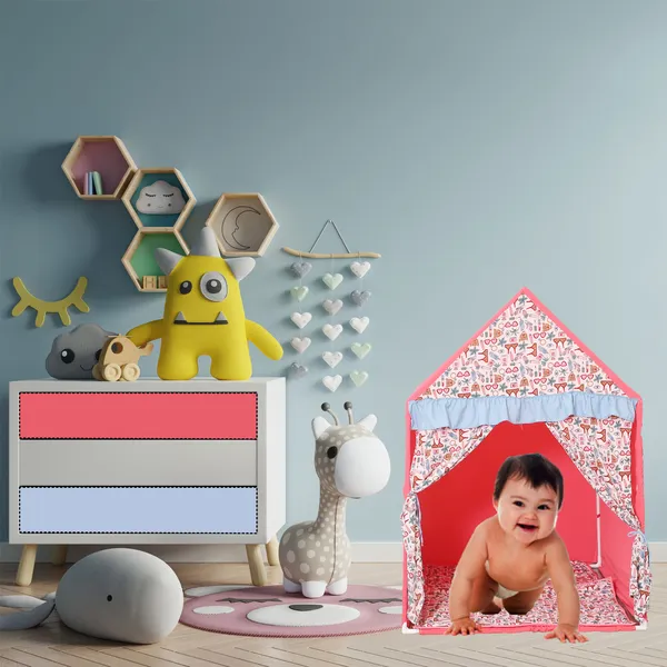 Pink_Premium_Tent_Play_House_With_Quilt_For_Kids