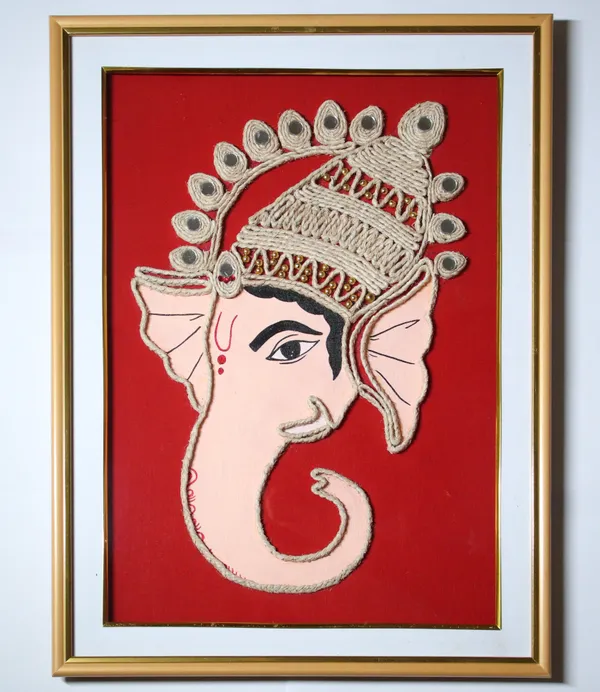 Lord_Ganesh_Handmade_Frame_Eco_Friendly_Artistic_Wall_Decor