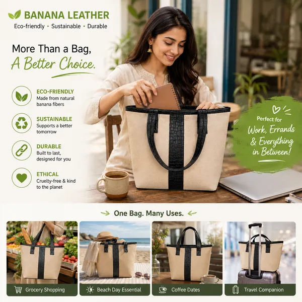 Off_White_Cotton_Handle_Banana_Leather_Tote_Bag_for_Women__