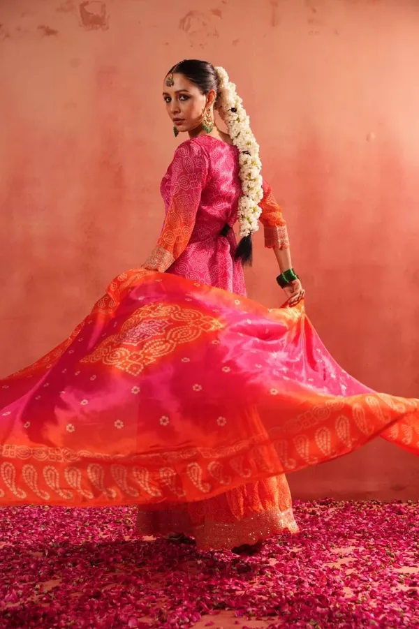 Orange_Mix_Pink__Trendy_Sharara_Set_With_Heavy_Embroidery_For_Women