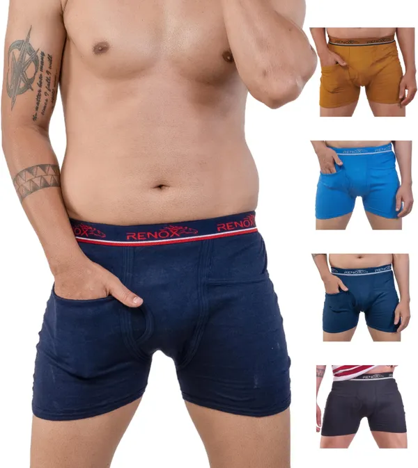 Pack_Of_5_Multicolor_Pure_Cotton_Solid_Trunk_For_Men