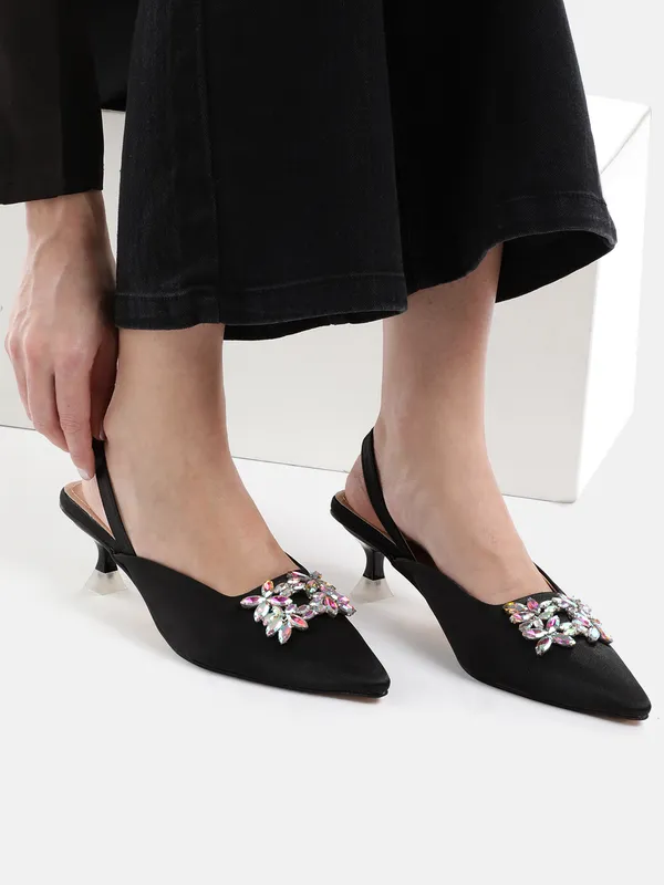 Black_Satin_Heel_Pumps_For_Women_(_2_Inch_)