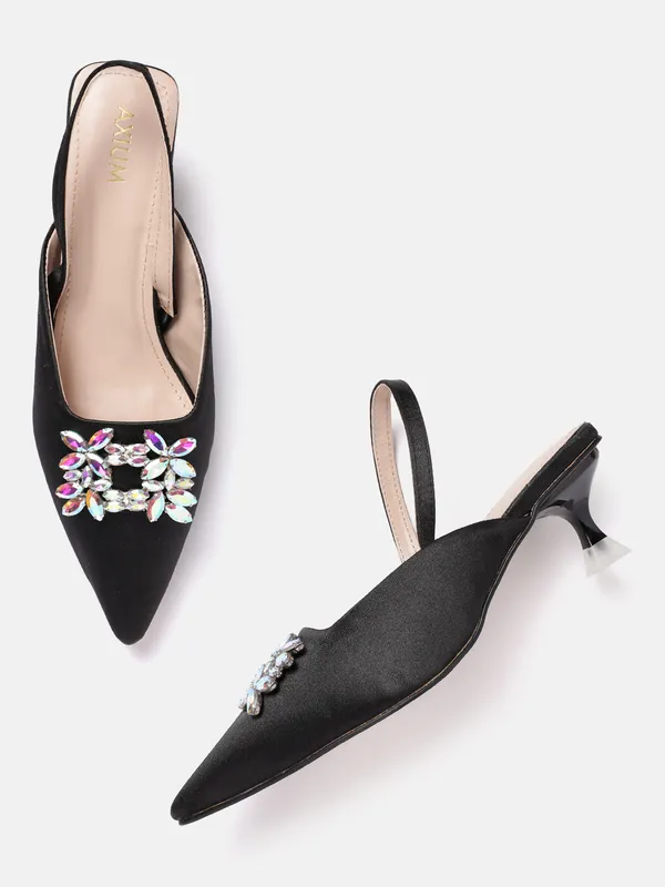 Black_Satin_Heel_Pumps_For_Women_(_2_Inch_)
