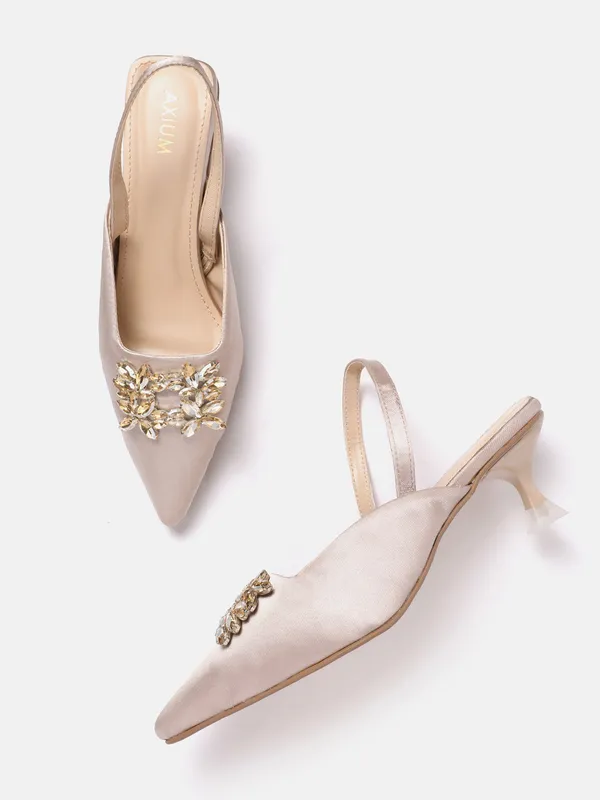 Rose_Gold_Satin_Heel_Pumps_For_Women_(_2_Inch_)