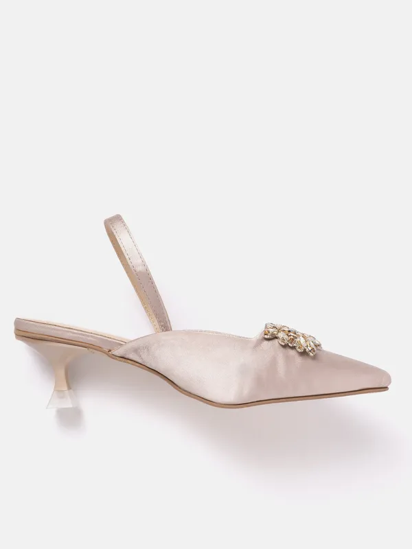 Rose_Gold_Satin_Heel_Pumps_For_Women_(_2_Inch_)