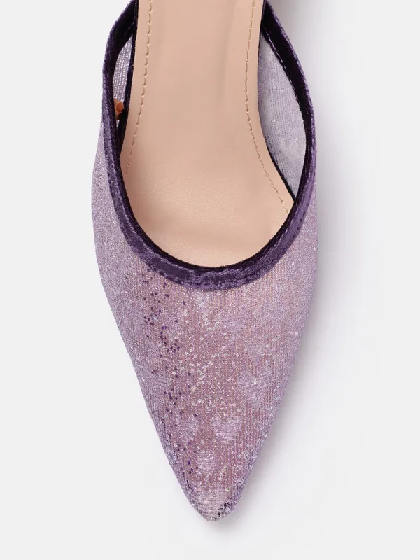 Purple_Synthetic_Mesh_Heel_Mules_For_Women_(_2_Inch_)