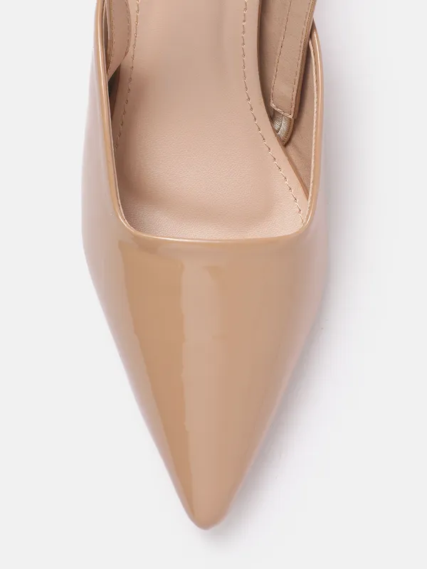 Nude_Beige_Synthetic_Patent_Heel_Pumps_For_Women_(_2_Inch_)