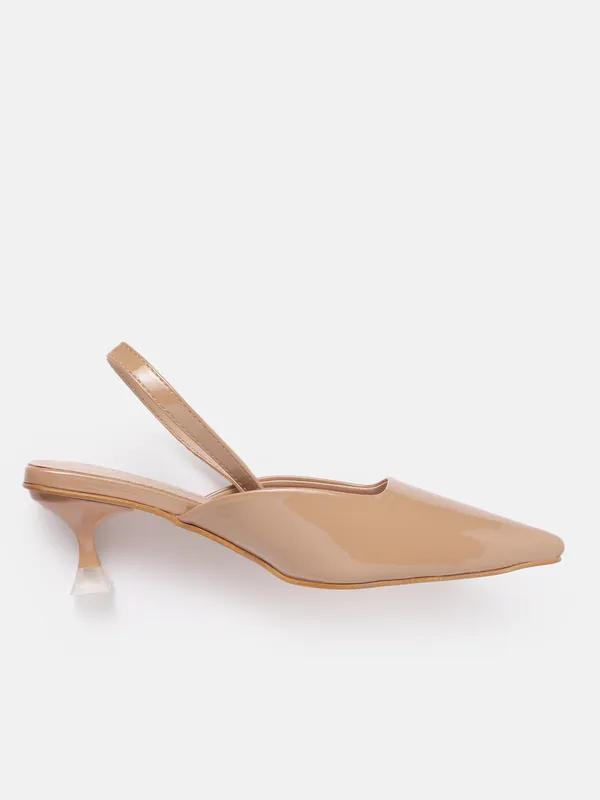 Nude_Beige_Synthetic_Patent_Heel_Pumps_For_Women_(_2_Inch_)