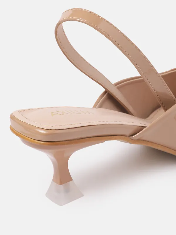 Nude_Beige_Synthetic_Patent_Heel_Pumps_For_Women_(_2_Inch_)