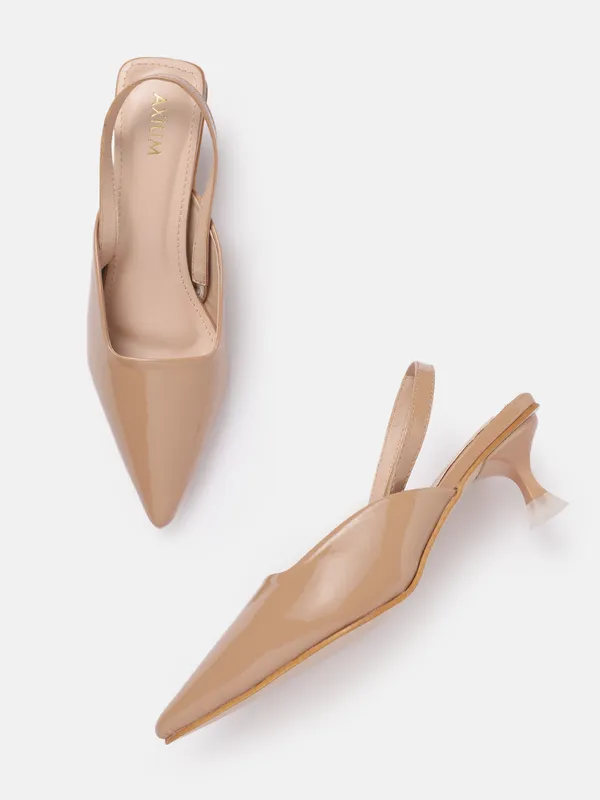 Nude_Beige_Synthetic_Patent_Heel_Pumps_For_Women_(_2_Inch_)