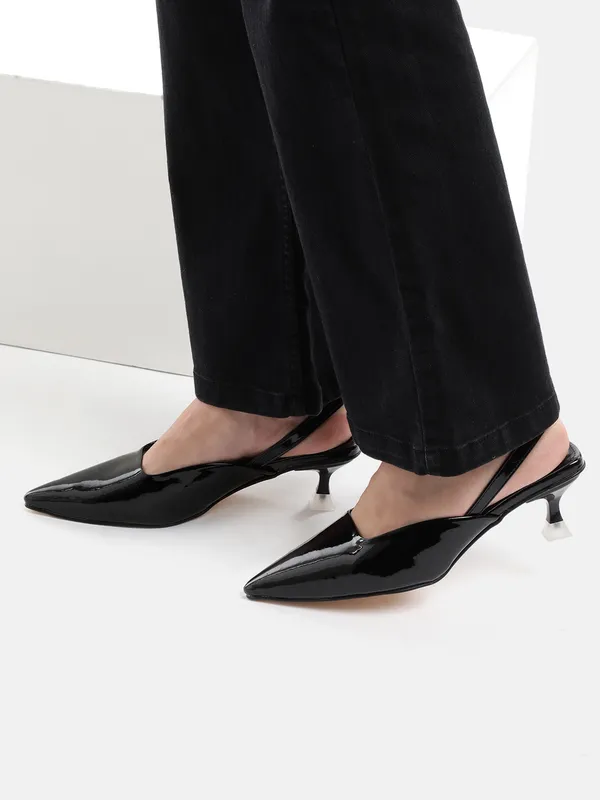 Black_Synthetic_Patent_Heel_Pumps_For_Women_(_2_Inch_)