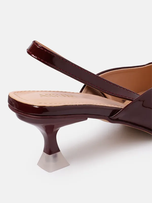 Maroon_Synthetic_Patent_Heel_Pumps_For_Women_(_2_Inch_)