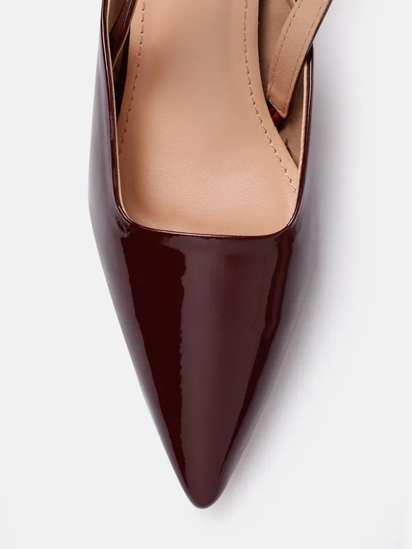 Maroon_Synthetic_Patent_Heel_Pumps_For_Women_(_2_Inch_)