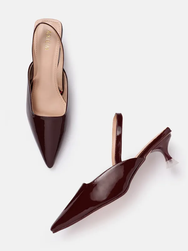 Maroon_Synthetic_Patent_Heel_Pumps_For_Women_(_2_Inch_)