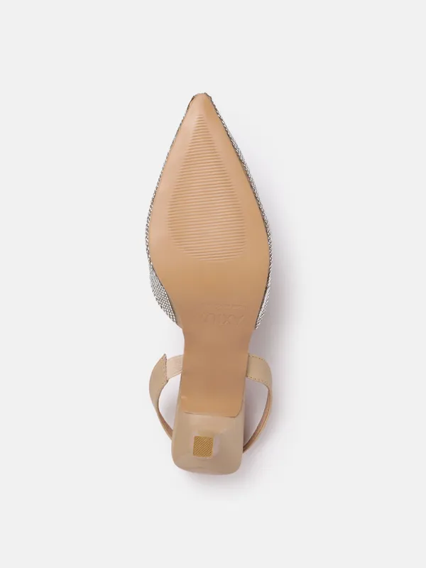 Beige_Synthetic_Stone_Embellished_Heel_Pumps_For_Women_(_3_Inch_)