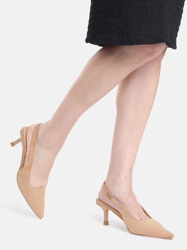 Beige_Suede_Heel_Pumps_For_Women_(_3_Inch_)