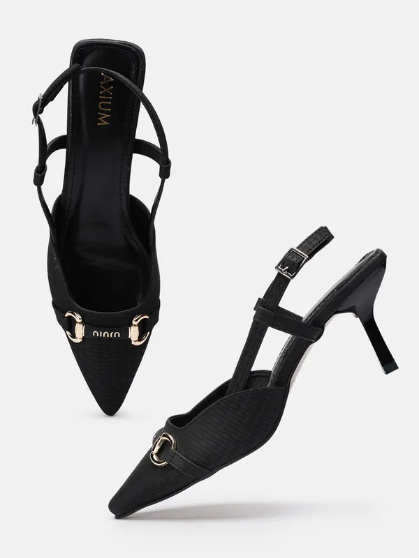 AXIUM_Women's_Black_Buckle_embellished_Heels,_3inch_(BLY234)