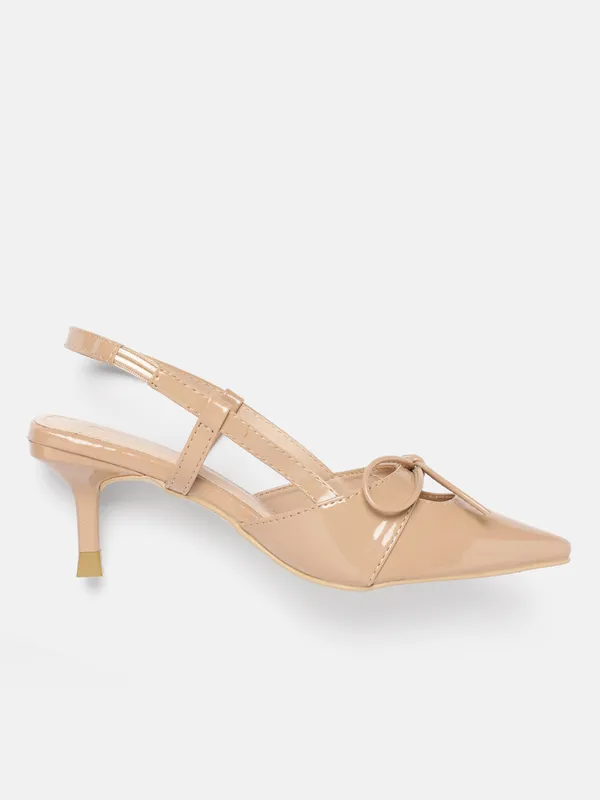 Nude_Beige_Synthetic_Patent_Bow_Heels_For_Women_(_3_Inch_)