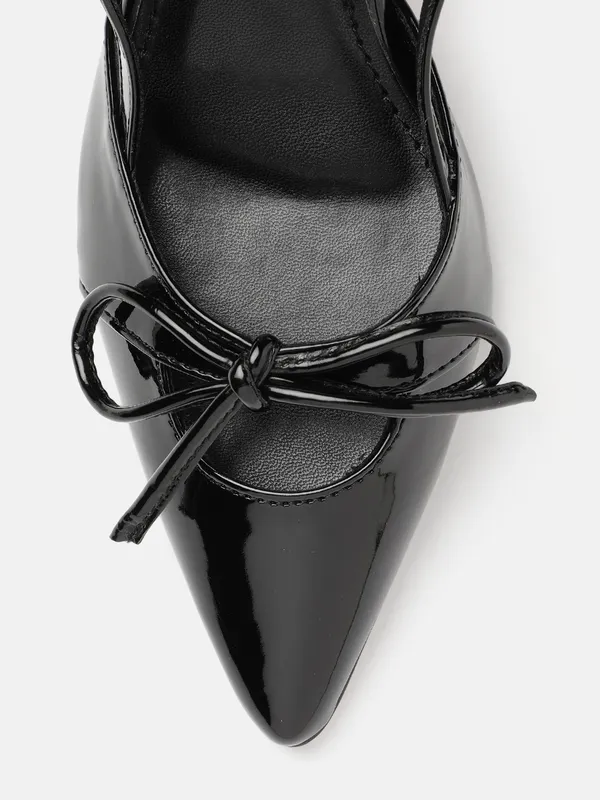 AXIUM_Women's_Black_Bow_Pump_Slim_Heels,_3inch_(BLY236)