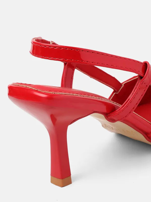 AXIUM_Women's_Red_Bow_Pump_Slim_Heels,_3inch_(BLY236)
