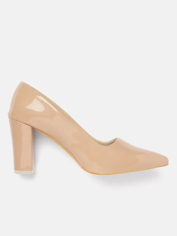 Nude_Beige_Synthetic_Patent_Pump_Heels_For_Women_(_3.5_Inch_)