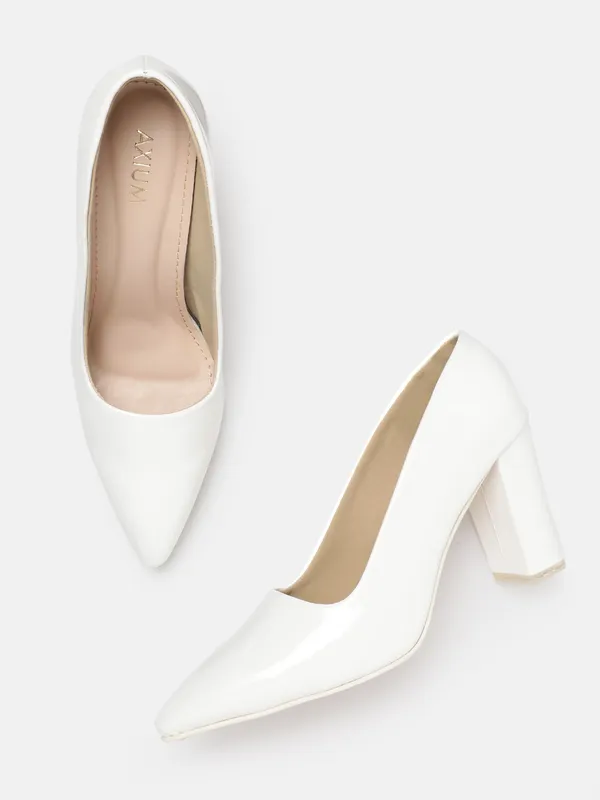 White_Synthetic_Patent_Pump_Heels_For_Women_(_3.5_Inch_)