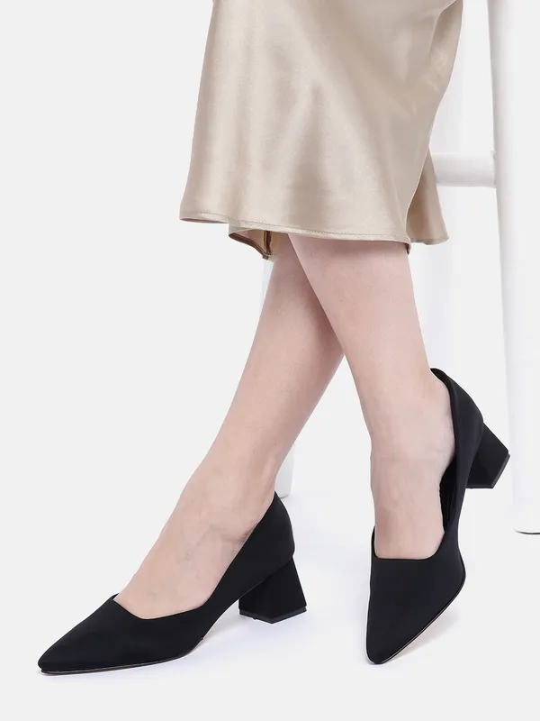 Black_Lycra_Pump_Heels_For_Women_(_2.5_Inch_)