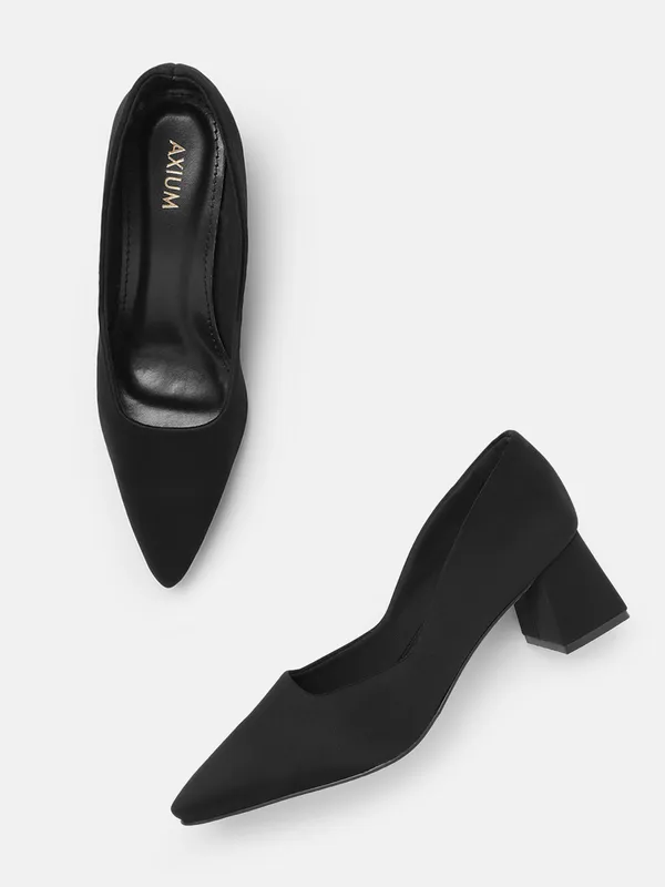 Black_Lycra_Pump_Heels_For_Women_(_2.5_Inch_)