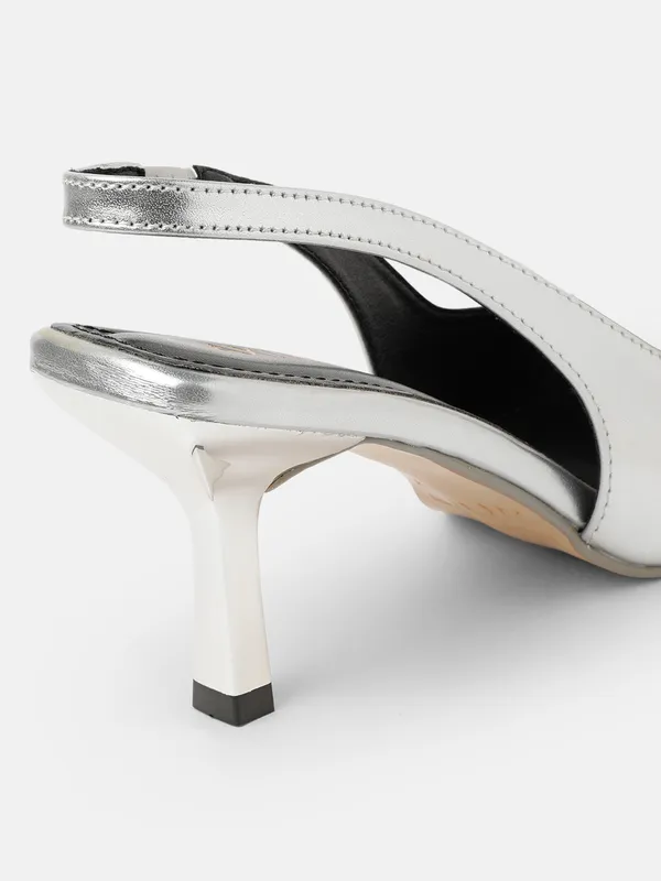 AXIUM_Women's_Silver_Pump_Slim_Heels,_3_inch_(BLY240)
