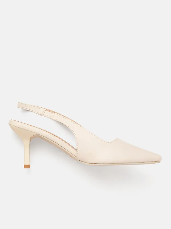 AXIUM_Women's_Cream_Pump_Slim_Heels,_3_inch_(BLY241)