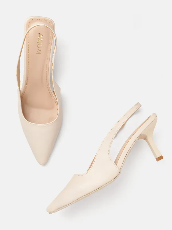 AXIUM_Women's_Cream_Pump_Slim_Heels,_3_inch_(BLY241)
