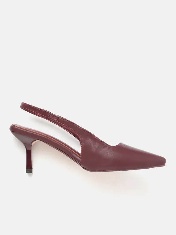 AXIUM_Women's_Maroon_Pump_Slim_Heels,_3_inch_(BLY241)