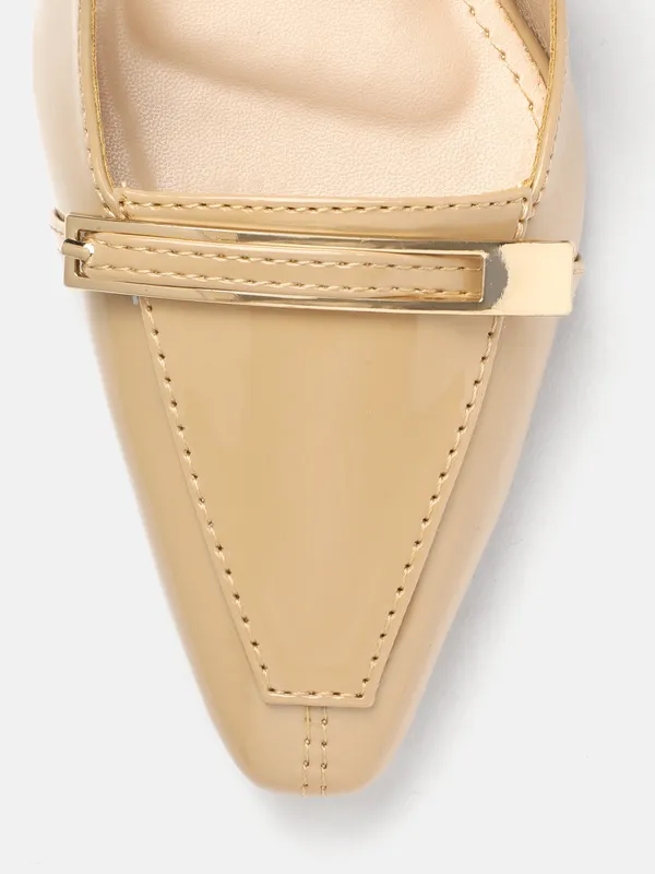 AXIUM_Women's_Nude_Beige_Buckle_embellished_Pump_Slim_Heels,_3inch_(BLY242)