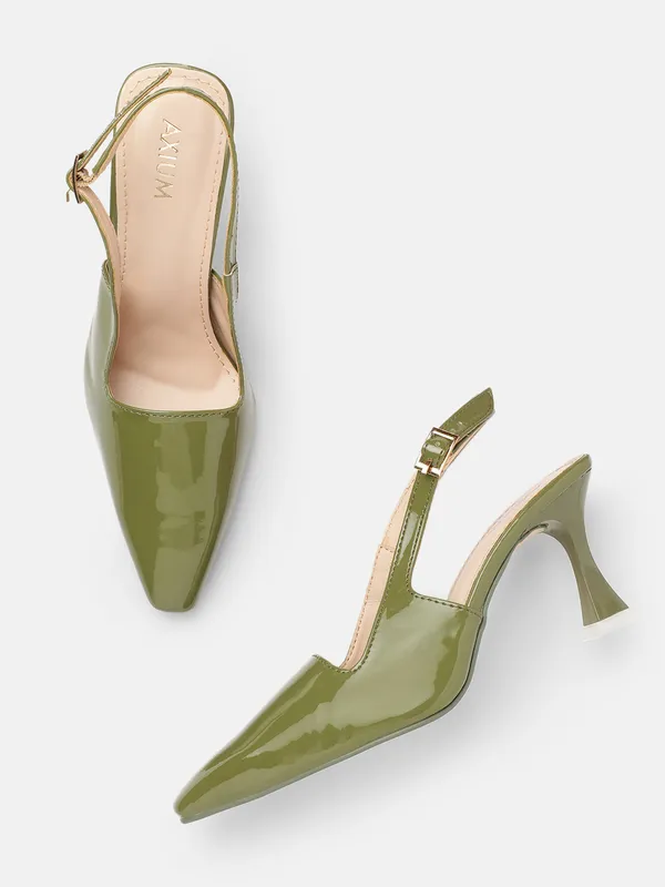 AXIUM_Women's_Avacado_Green_Pump_Slim_Heels,_3_inch_(BLY243)
