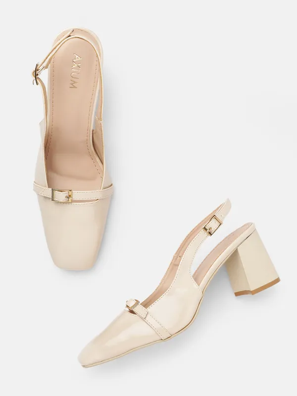 AXIUM_Women's_Cream_Pump_Block_Heels,_3_inch_(BLY244)