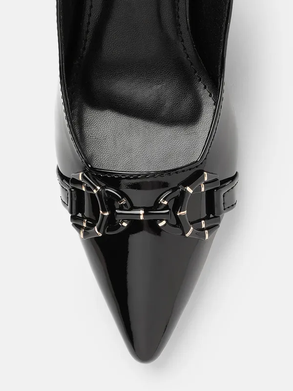 AXIUM_Women's_Black_Buckle_embellished_Pump_Block_Heels,_2.5inch_(BLY245)