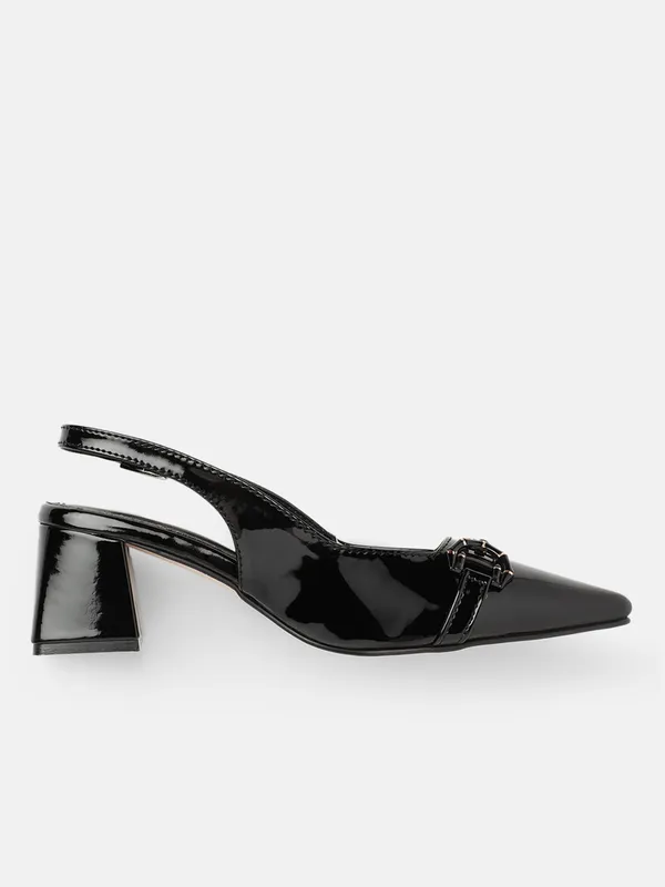 AXIUM_Women's_Black_Buckle_embellished_Pump_Block_Heels,_2.5inch_(BLY245)