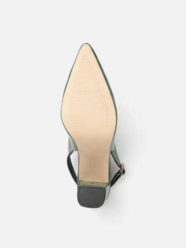 AXIUM_Women's_Green_Buckle_embellished_Block_Heels,_3.5inch_(BLY247)