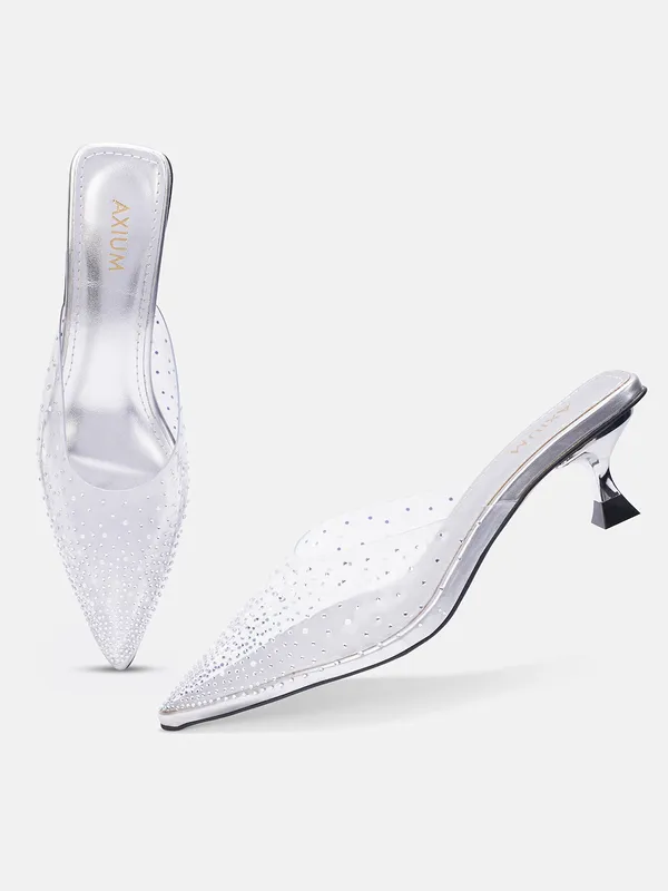 AXIUM_Women's_Silver_Transparent_Embellished_Kitten_Heel_Mules,_2inch_(BLY257)