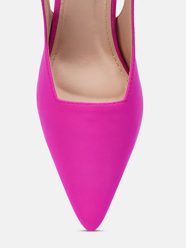 AXIUM_Women's_Fuchsia_Lycra_Pump_Slim_Heels,_3_inch_(BLY260)