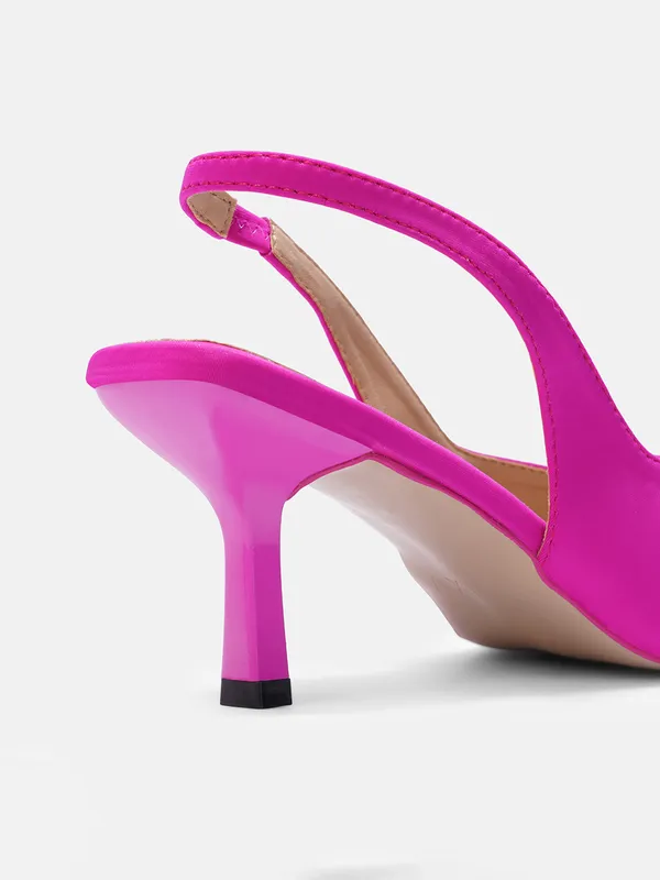 AXIUM_Women's_Fuchsia_Lycra_Pump_Slim_Heels,_3_inch_(BLY260)