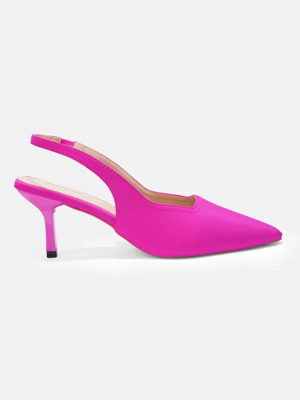 AXIUM_Women's_Fuchsia_Lycra_Pump_Slim_Heels,_3_inch_(BLY260)