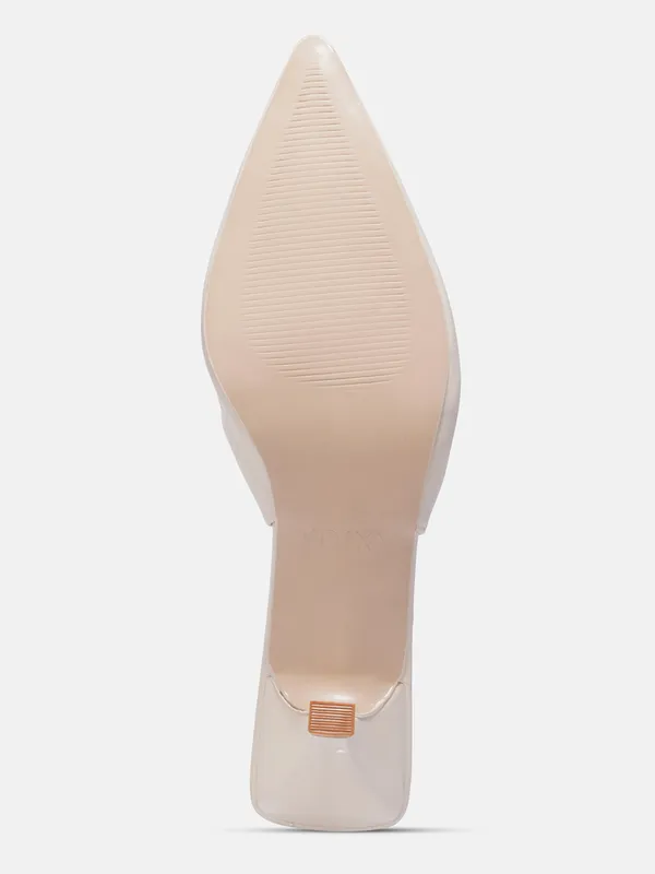 AXIUM_Women's_Cream_Pump_Slim_Heels,_3_inch_(BLY261)
