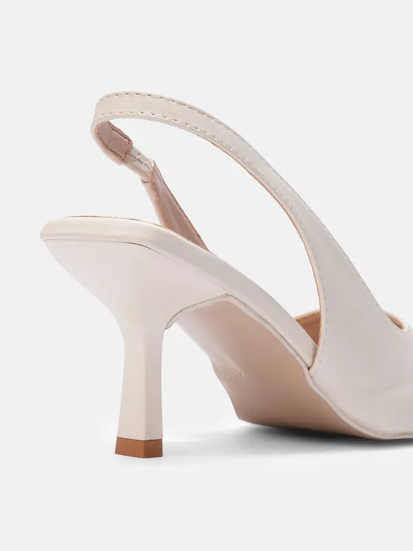 AXIUM_Women's_Cream_Pump_Slim_Heels,_3_inch_(BLY261)