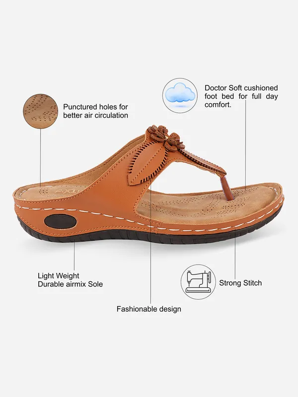 Tan_Synthetic_Dr_Extra_Soft_Flats_Sandal_For_Women