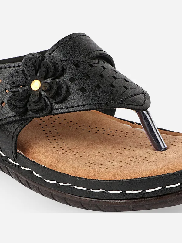Black_Synthetic_Dr_Extra_Soft_Flats_Sandal_For_Women