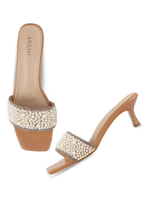 Beige_Synthetic_Beige_Pearl_Embellished_Heels_For_Women_(2.5_Inch)