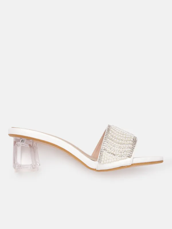 White_Synthetic_White_Pearl_Embellished_Transparent_Heels_For_Women_(2_Inch)