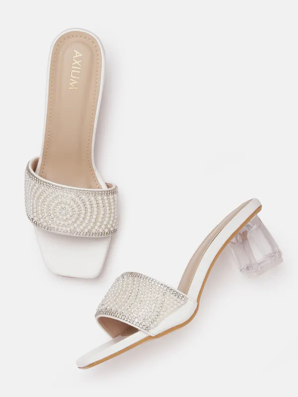 White_Synthetic_White_Pearl_Embellished_Transparent_Heels_For_Women_(2_Inch)