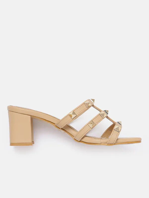Beige_Synthetic_Beige_Embellished_Block_Heels_For_Women_(2.5_Inch)